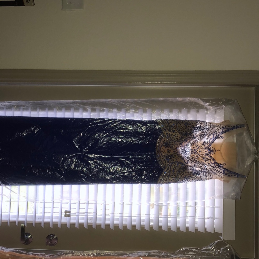 Royal Blue gown dress